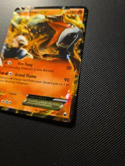 Pokemon TCG Entei-EX Dark Explorers Holo Card 13/108 Rare 2012 - Image 3