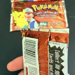 Lot of 2 Pokemon Topps Trading Cards TV Animation Edition: Series 1 Sealed Packs - Image 2