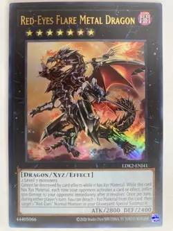 Red-Eyes Flare Metal Dragon - LDK2-ENJ41 - Ultra Rare - Unlimited - Image 1