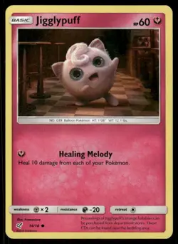 Pokemon Cards Jigglypuff 14/18 Detective Pikachu Common LP *2 - Image 1