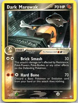 Dark Marowak - Team Rocket Returns 7/109 Non Holo - Pokemon Card - LP - Image 1