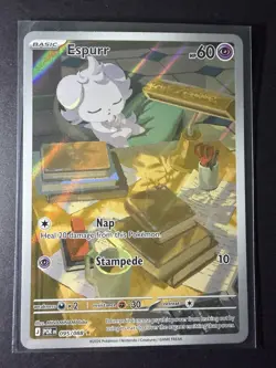 Espurr 095/088 – Perfect Order Illustration Rare Holo Pokemon Card NM/M - Image 1