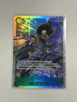ONE PIECE TCG Card Brook SR OP15-032 Adventure on KAMI’s Island English NM - Image 4