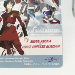 Shinn Asuka Force Impulse Calendar card Mobile Suit GUNDAM SEED DESTINY JAPAN - Image 5