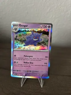 Pokemon TCG Gengar 094/165 R SV2a 151 Holo Card NM Condition - Image 1