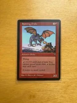 MTG Spitting Drake Visions Card - Image 1