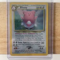 Blissey 2/64 Holo Rare Neo Revelation Set Pokemon Card WOTC Vintage - Image 1