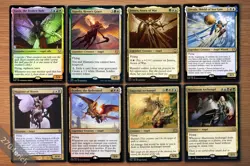 Lot of 8 Rare & Mythic GOLD Angel Creatures *NM* EDH Group Magic MTG Set Sigarda - Image 1