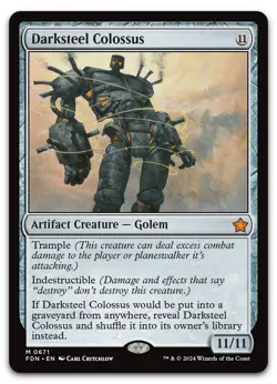 Darksteel Colossus #671 (NM) Foundations FDN Magic MTG - Image 1