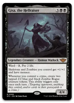 Gisa, the Hellraiser #89 (NM) Thunder Junction OTJ Magic MTG - Image 1