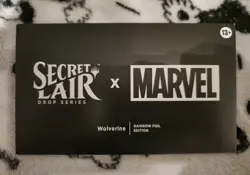 Sealed Magic The Gathering Marvel Secret Lair Wolverine Rainbow Foil Edition MTG - Image 1