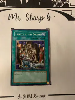TRIBUTE TO THE DOOMED - 1st EDITION SD3-EN020 ENGLISH Yu-Gi-OH! CARD COMMON - Image 2