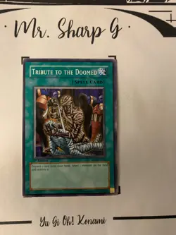 TRIBUTE TO THE DOOMED - 1st EDITION SD3-EN020 ENGLISH Yu-Gi-OH! CARD COMMON - Image 3
