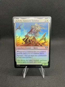 Keleth, Sunmane Familiar Commander Masters Foil - Image 1