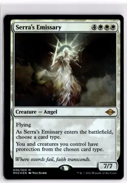 Serra's Emissary Foil Modern Horizons 2 30 LP x1 MTG Magic: the Gathering - Image 1