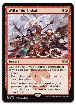 Will of the Jeskai #40 (NM) Tarkir Dragonstorm TDC Magic MTG - Image 1
