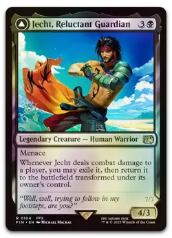 Jecht, Reluctant Guardian #104 (Foil) (NM) Final Fantasy FIN Magic MTG - Image 1