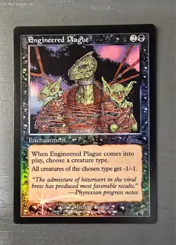 Engineered Plague - Foil - Magic: The Gathering - Urza's Legacy - Light Play - Image 1