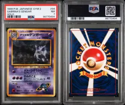 PSA 7 Sabrina's Gengar Challenge from the Darkness Holo (Japanese) Pokemon Slab - Image 3