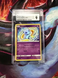 2017 POKEMON SHINING LEGENDS SHINING MEW #40/73 HOLO CGC 9 - Image 1
