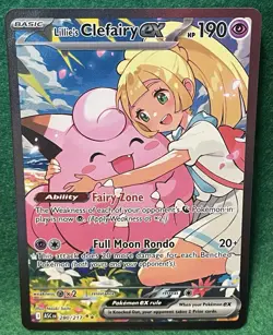 💖💖Lillie's Clefairy ex 280/217 Ascended Heroes Full Art Holo Pokemon TCG💖💖 - Image 1