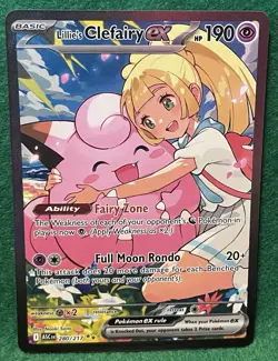 💖💖Lillie's Clefairy ex 280/217 Ascended Heroes Full Art Holo Pokemon TCG💖💖 - Image 3