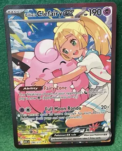 💖💖Lillie's Clefairy ex 280/217 Ascended Heroes Full Art Holo Pokemon TCG💖💖 - Image 4