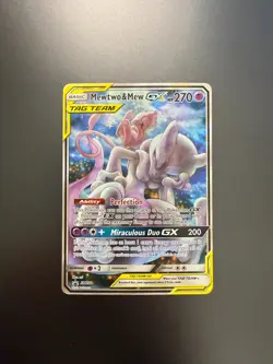 Mewtwo & Mew GX - SM191 Black Star Promo (Pokemon TCG, English) - Image 1