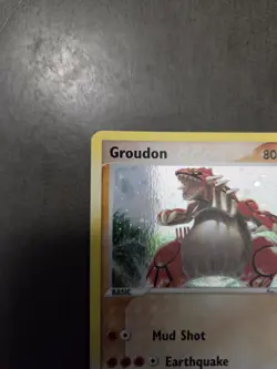 Pokemon Groudon EX Hidden Legends Card 102/101 Holo Secret Rare NM - Image 5
