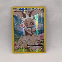 2017 Pokemon TCG Magearna XY186 NM Full Art Holo Black Star Promo XY Promo - Image 1