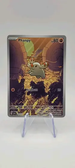 Pokemon TCG: Phanpy 205/191 Sv08: Surging Sparks Illustration Rare - NM - Image 1