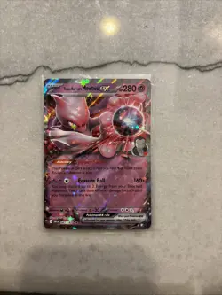 Pokemon TCG Team Rocket’s Mewtwo ex 81/182 Destined Rivals Double Rare - Image 1