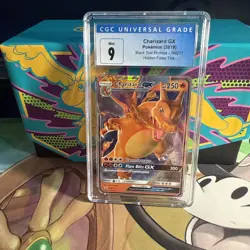Pokemon TCG Charizard GX SM Black Star Promo SM211 Holo CGC Graded MINT 9 - Image 1