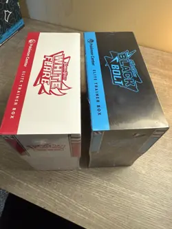 Sealed Pokemon Center Black Bolt and White Flare ETB Set - Image 5
