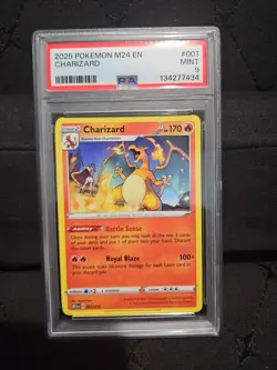 2025 Pokemon M24 McDonald’s Promo 1/15 Charizard - PSA 9 - Image 1