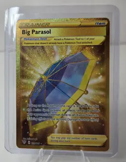 Big Parasol 199/189 - Gold Secret Rare - Pokemon Darkness Ablaze - NM - Holo - Image 1
