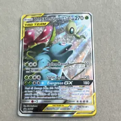 Pokemon Celebi & Venusaur GX Promo Holo SM167 TAG TEAM GX 270 HP - Image 2