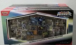 Pokemon Prismatic Evolutions Lucario/Tyranitar EX Premium Collection (Lot of 4) - Image 1