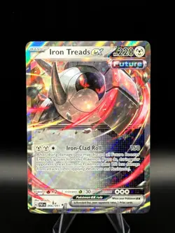 Pokemon Iron Treads EX 066/091 SV Paldean Fates Double Rare - Image 1