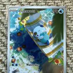 Pokemon TCG Oshawott Illustration Rare White Flare 105/86 - Image 2