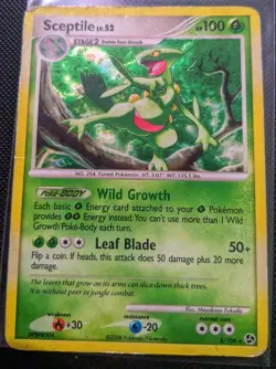 Pokemon Tcg Sceptile 8/106 Great Encounters Holo Hp - Image 1