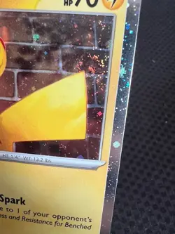 Pokemon TCG Pikachu 051/162 with Tail SWIRL Cosmos Holo NM - Image 3