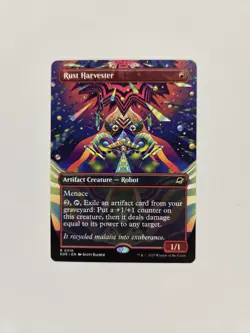 Magic the Gathering MTG Rust Harvester Rare Borderless Card EOE Edge of Eternity - Image 3