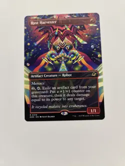 Magic the Gathering MTG Rust Harvester Rare Borderless Card EOE Edge of Eternity - Image 5