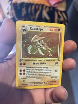 Pokemon Kabutops Fossil holo 1st edition LP+ - Image 2