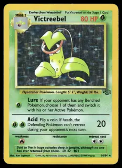 Victreebel 14/64 Holo Rare Jungle Pokemon Unlimited Holo Lightly Played - Image 1