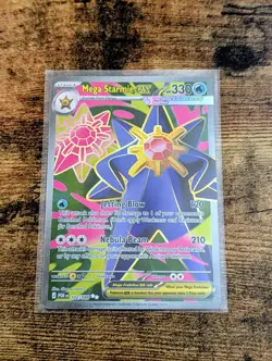 Mega Starmie ex 102/088 ME Perfect Order Holo Full Art Ultra Rare Pokemon NM-MT - Image 1
