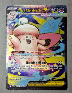 Pokemon TCG Perfect Order Mega Clefable EX Full Art Ultra Rare 103/088 - Image 1