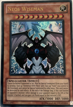 Neos Wiseman LCGX-EN040 Ultra Rare YuGiOh TCG Card - Image 1