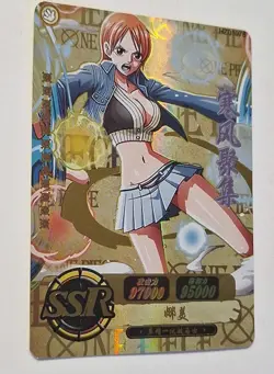 ☠Pirates Anime One Piece Sexy Nami Navigator SSR Gem Mint RARE CCG Trading Card - Image 4